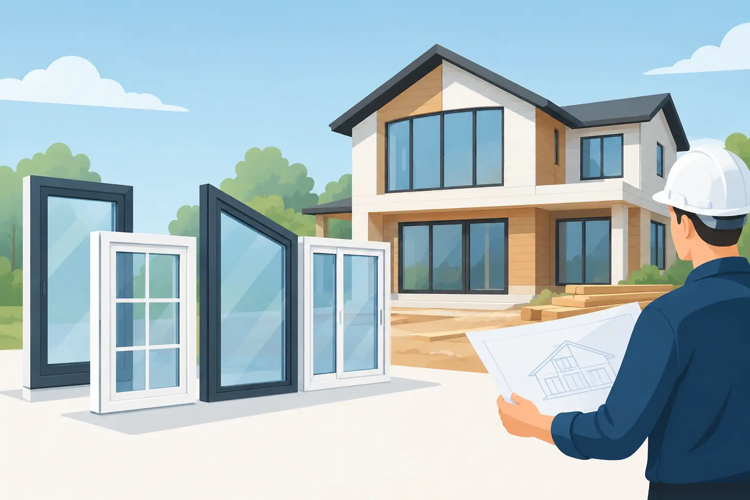 Choosing Custom Windows for New Construction
