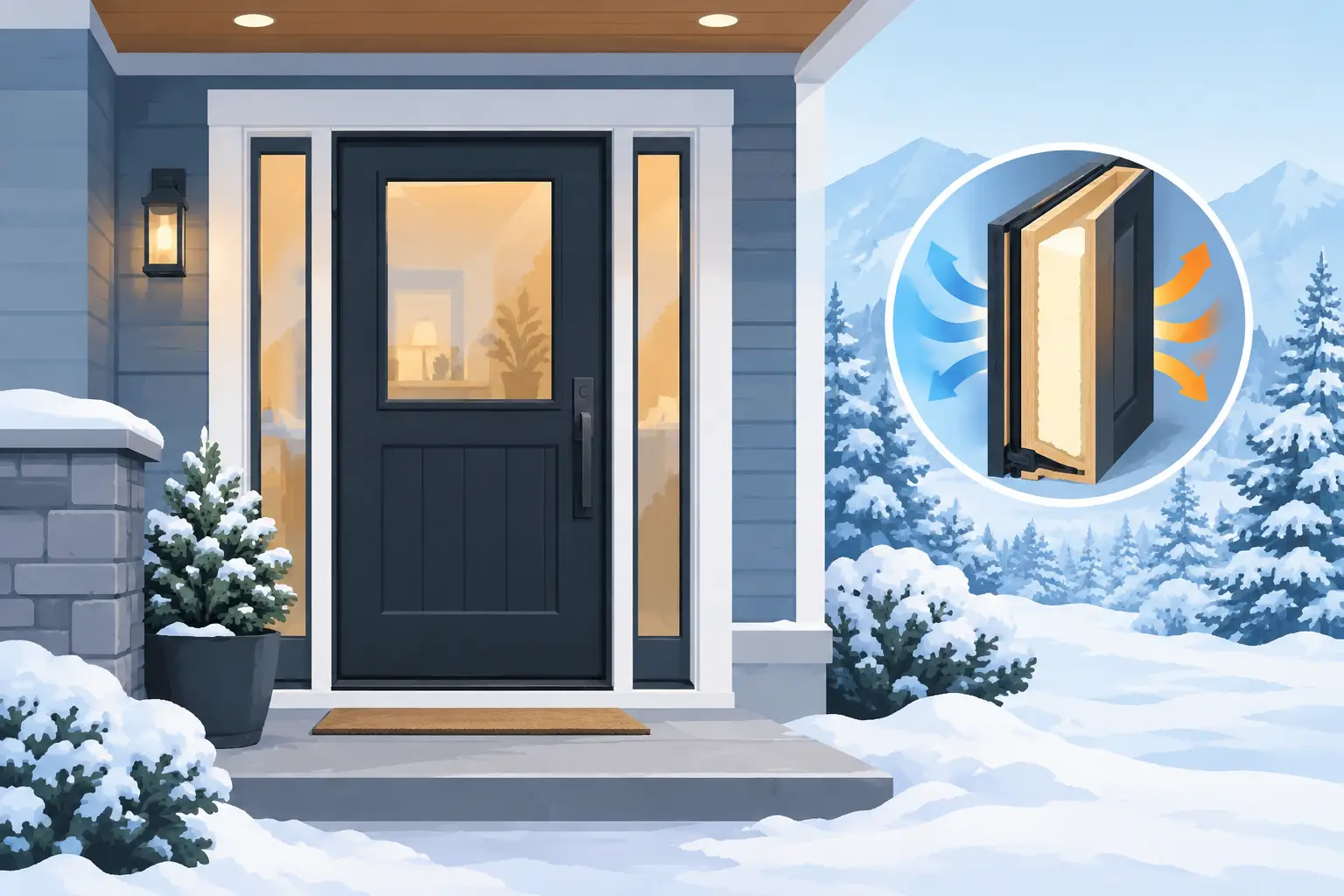 Best Entry Doors for Insulation in Cold Climates